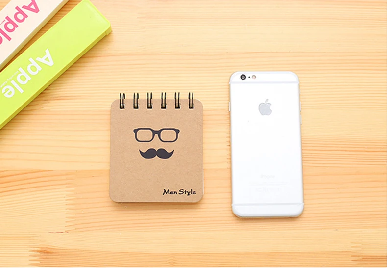 Spiral Notebook Flashcard Kawaii Memo Pad School Notes Notepad Stationery Memopad office Decoration Planner Tab Flash Study Card
