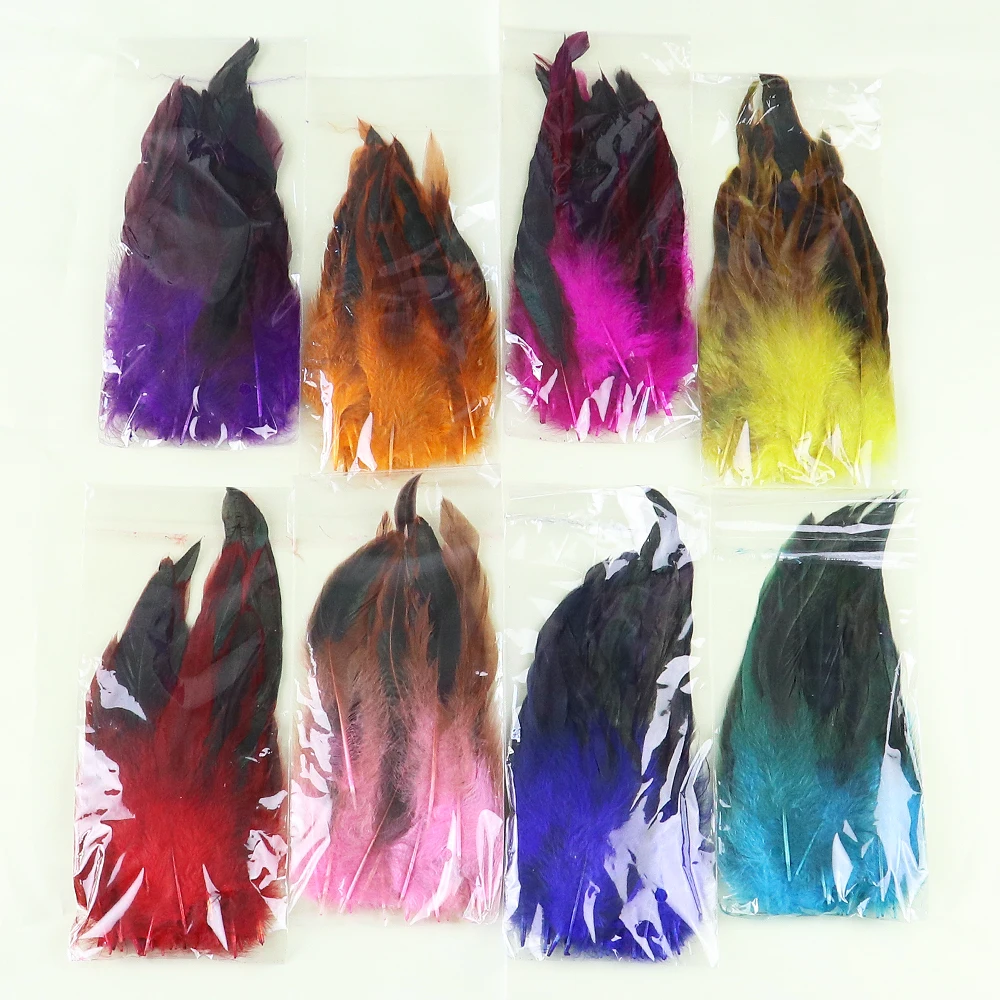 Natural Rooster Feathers 50/100Pcs for Crafts Jewelry Making Party Decoration pheasant feathers rooster feathers craft feathers natural feathers