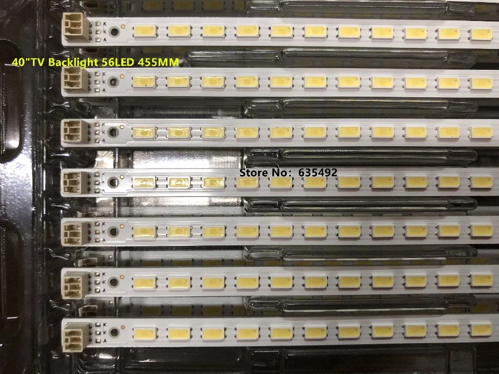 455 мм светодиодный Подсветка газа 62 лампа для samsung 4" ТВ LJ64-03073A 2011SGS40 5630 62 H1 REV0