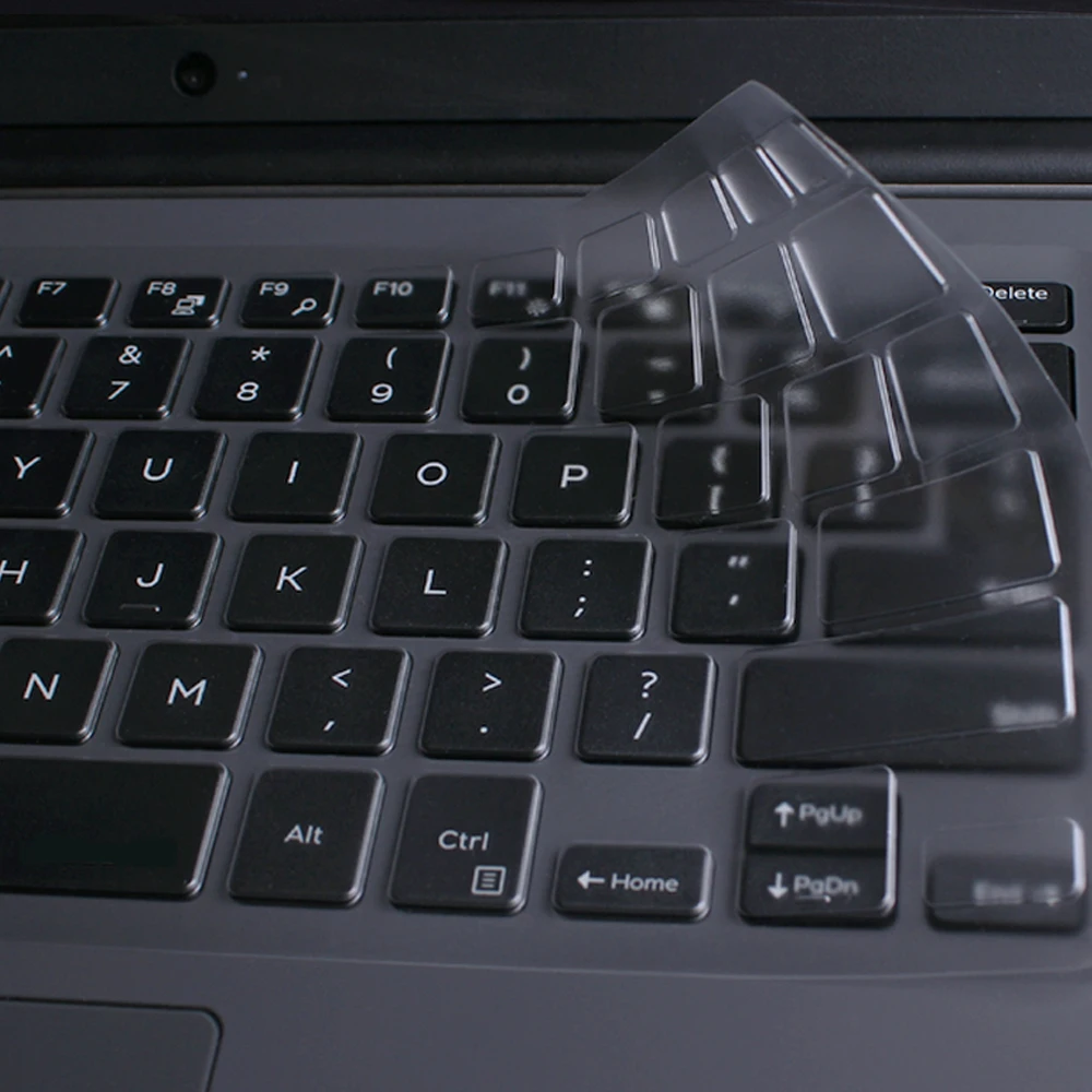 Чехлы для клавиатуры 5485 Dell Inspiron 14 5491 7386 5585 2019 Прозрачная силиконовая клавиатура
