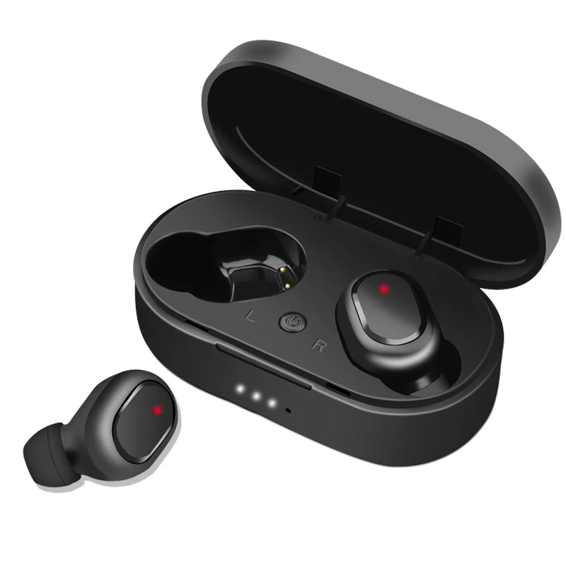 

M1 TWS True 5.0 Wireless Headsets VS Redmi Airdots Earbuds Wireless Earphone with Mic for Xiaomi Samsung 350mAh Charger Box