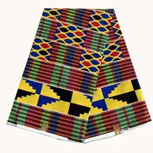 Kitenge kenet Анкара воск блок ткань африканская ткань для платья воск печать хлопок парча ткань текстиль 6 ярдов Дашики ткань
