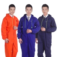 Комбинезоны с капюшоном рабочая одежда Пыленепроницаемая краска спрей Мужская Спецодежда защитные костюмы