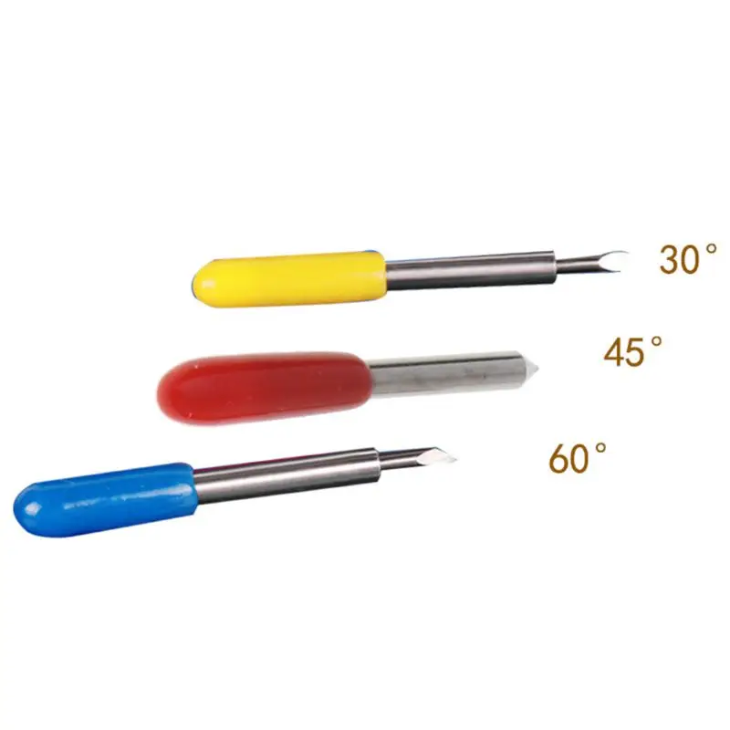 

12mm Black Cutting Plotter With 5pcs Blades 30/45/60 Degree for Roland Vinyl Cut G6KA
