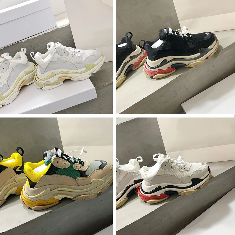 leather jogging shoes