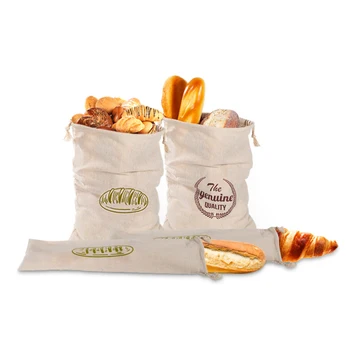 

Linen Bread Bags For Baguette Linen Bread Bags,Reusable Drawstring Bag For Loaf, Homemade Artisan Bread Storage Bag
