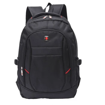 

Adjustable Straps Water Resistant School Bag Business Nylon Shoulder Men Laptop Backpack Double Zipper Casual Travel Portable