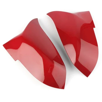 

2x Rearview Mirror Cover Cap Trim ABS Plastic High Quality Useful Newest