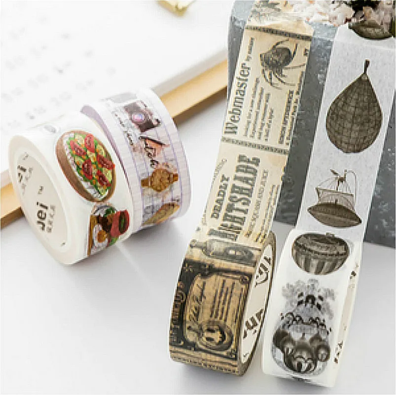 

Hot Sale Kawaii Washi Tape Cartoon Paper Colorful Sticker Lovely Creative Adhesive Tape DIY Label Masking Tape Scrapbooking