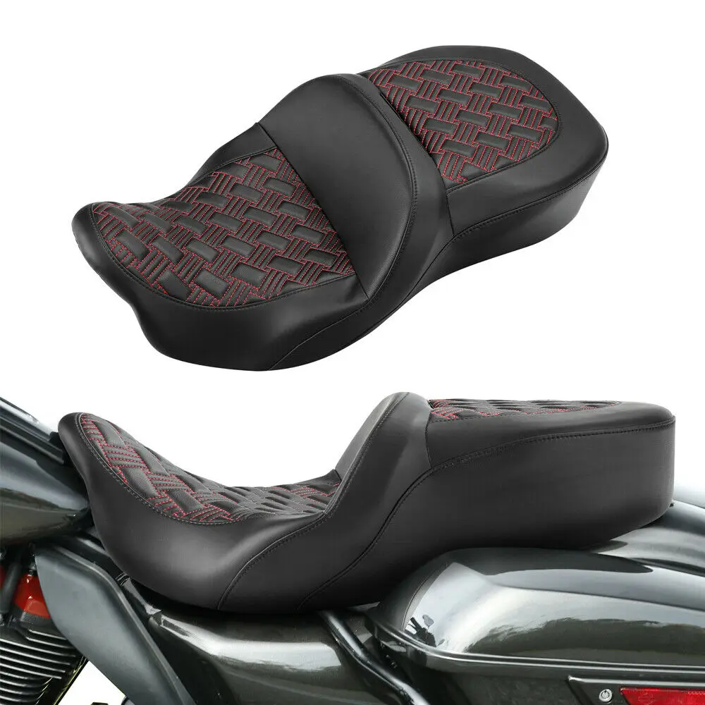 

Motorcycle Seat For Harley Touring Street Electra Glide Road King Ultra Limited CVO 2009-2020 2019 Passenger Rider