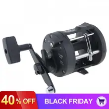 4000 серия Передаточное отношение 3,8: 1 Троллинг колесо литье лодка морская рыболовная Катушка черный барабан Рыболовная катушка