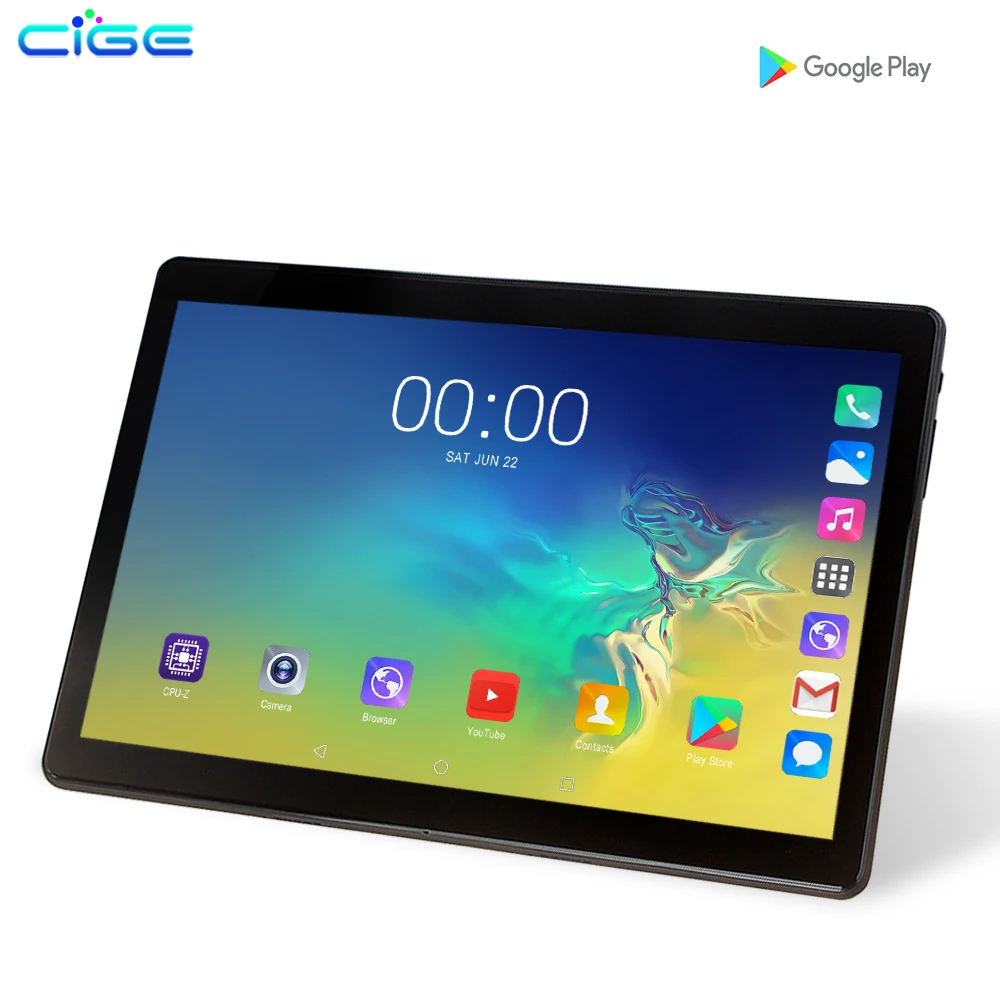 

Tablets PC 10.1 inch Android 9.0 Google Play Octa Core 3G 4G Lte 128GB GPS WIFI SIM Card IPS 2.5D Tempered Glass Screen Tablet