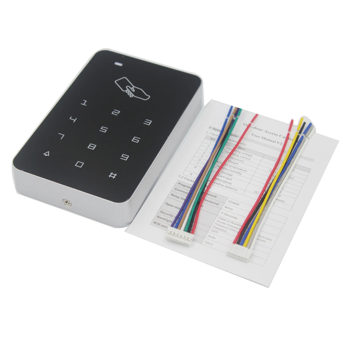 125khz RFID Digital Keypad Access Control System Door Lock Controller RFID card reader w/ 10pcs TK4100 key 125khz RFID Digital Keypad Access Control System Door Lock Controller RFID card reader w/ 10pcs TK4100 key