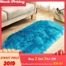 Моющиеся мягкие коврики из искусственной овчины, меховые коврики, имитация шерсти, ковры для детской комнаты, гостиной, чехлы для стульев