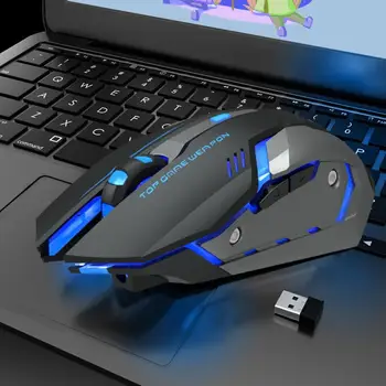 

Pink Black Three Mode T1 Ergonomic 2.4G Rechargeable Mouse for PC Computer Silent Backlit USB Optical Wireless Gaming Mouse
