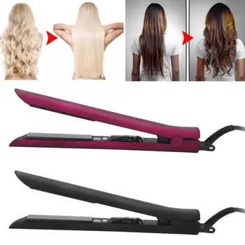

2 Types Professional Hair Straightener & Curler Dual-use Hairdressing Hair Styling Tools Salon Accessories