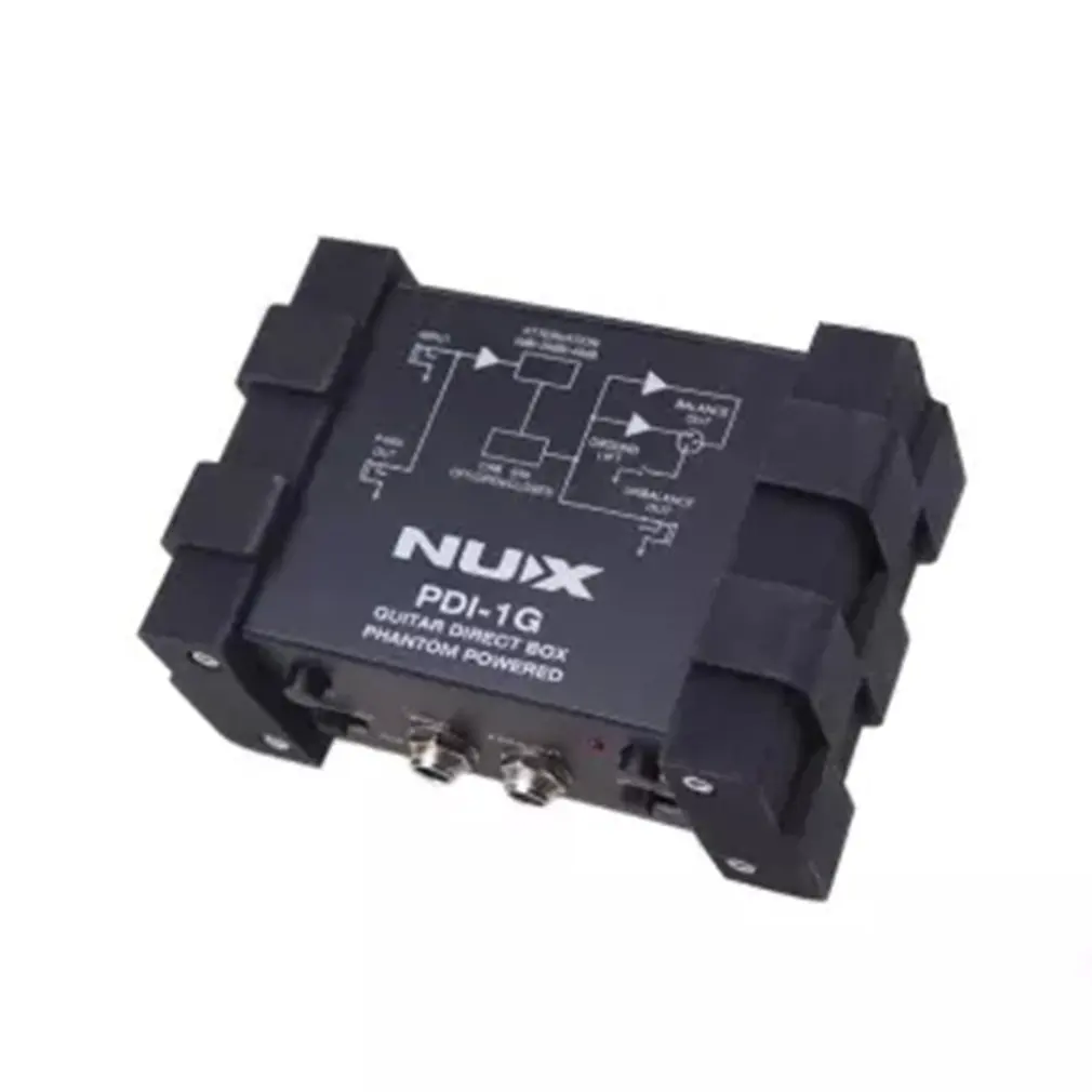 NUX PDI-1G DI Box сопротивление/баланс гитары бас DI Box Эффект с коробкой симулятор
