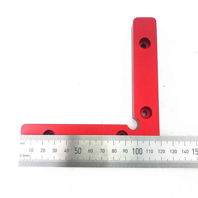 4 Size : 3 YUEZPKF Accurate Positioning Squares Ruler Woodworking Tool Clamping Right Angle for Box Cabinet