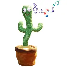 

Dancing Cactus Plush Toy Electronic Shake Dancing Cactus Funny Childhood Toys With Cute Dancing Table Room Decoration