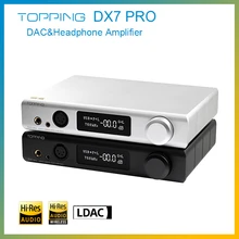 Топ DX7 Pro ES9038PRO поддержка DSD1024 32 бит 768 кГц Bluetooth 5,0 LDAC Hi-Res аудио ЦАП и усилитель для наушников
