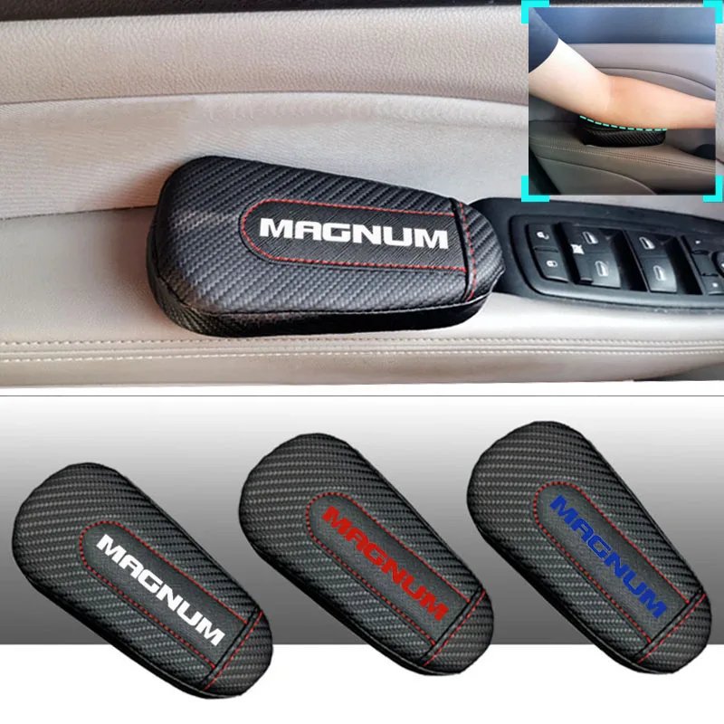 Для Dodge Magnum, 1 шт., углеродное волокно, кожа, авто подушка для ног, наколенник, Автомобильный Дверной рычаг, накладка на руку, автомобильные аксессуары, защита для транспортного средства