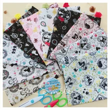 Ручная работа ткань BJD стеганая ткань японский импорт хлопковая набивная ткань голова Лолита