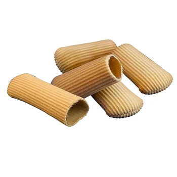 

Toe Caps Closed Toe Fabric Sleeve Protectors with Gel Lining, Prevent Corn, Callus and Blister Development Between Toes, Soften