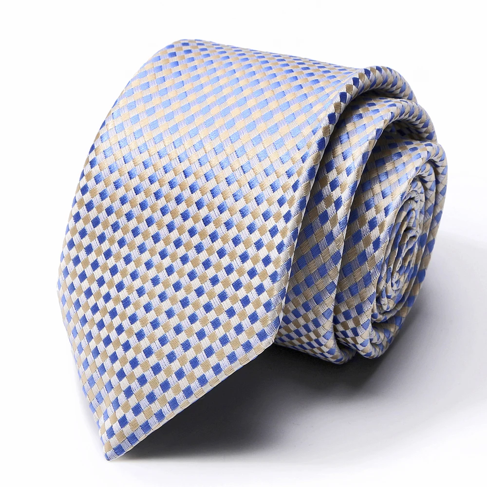 

New Design Tie for Men Silk Tie Luxury Business Striped Ties for Men Wedding Party Necktie Mens Tie