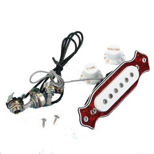 Set Of Single Coil Magnetic Acoustic Guitar Pickup With Volume Tone Control NEW