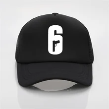 Модная шапка Радуга шесть печать шапка с сеткой бейсболка Мужская и wo мужская летняя Трендовая шапка новая молодежная Джокер Солнцезащитная шляпа пляжный козырек шляпа