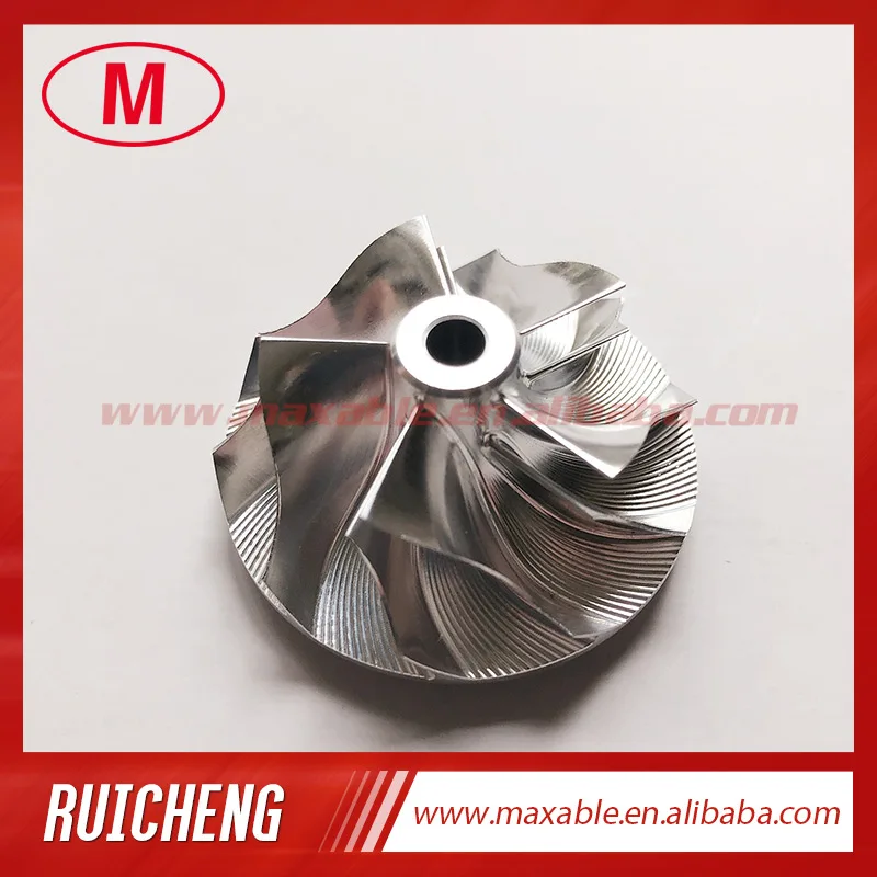 KP35 5435-123-2007 27.40/37.05mm 5+5 blades turbo Billet/milling/aluminum 2618 compressor wheel for 5435-970-0001/0007/0009/002 |