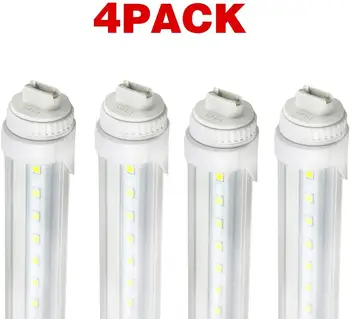 

LED Tube Light Bulb,R17D 4FT 20W F48T12/CW/HO Straight T12 Fluorescent for Vending Cooler Freezer Replacement Bulb (4-Pack 5500k