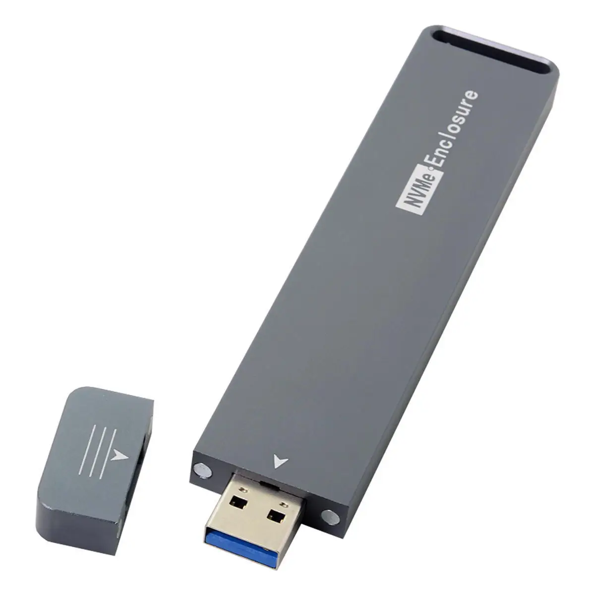 NVME M-key M.2 NGFF SSD Внешний PCBA адаптер конвейера RTL9210 чипсет с чехол для USB 3,0