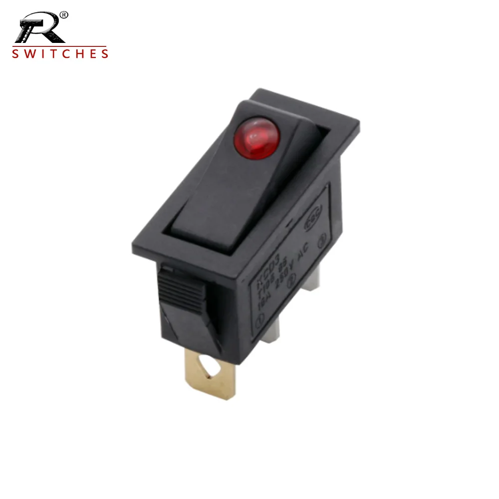 KCD3 Rocker Switch 3pin ON/OFF Electric Cooker Electric Heating Switch