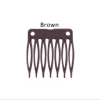 50 pcs/Lot,Wig Accessories,Hair Wig Plastic Combs and Clips For Wig Cap,Black Color Combs For Making Wig,Vogue Queen Products ► Photo 3/6