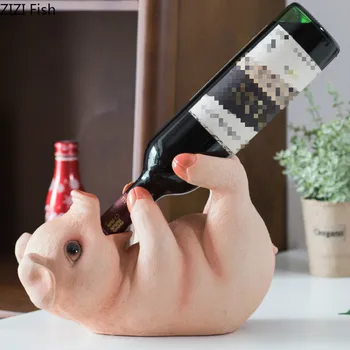 

Resin Crafts Wine Rack Beauty Red Wine Beverage Tray Adornment Living Room Bedroom Ornament Home Decoration Accessories Modern