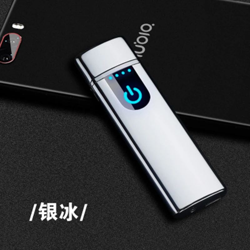 Двухсторонняя огнеупорная Зажигалка без огня зажигалка с USB зарядкой плазменная