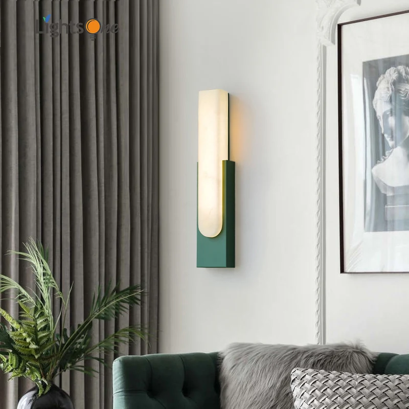 

Nordic living room background wall lamp simple bedroom lamp corridor aisle decoration wall light