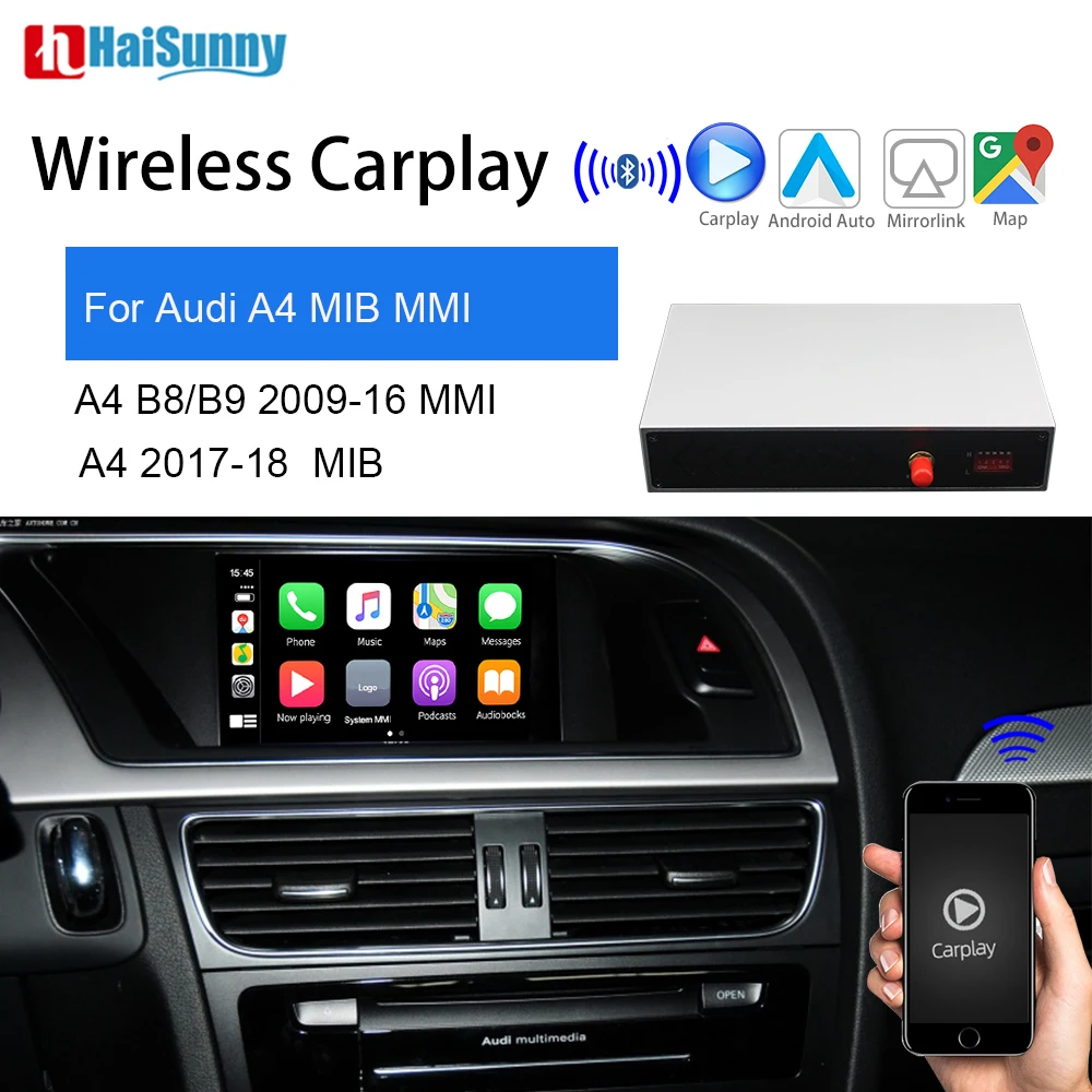 Беспроводная поддержка Carplay умный мультимедийный Bluetooth навигационный интерфейс