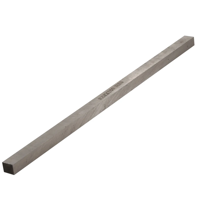 

4 pcs CNC Lathe HSS Square Cutting Tool Bits Bar 8mm x 8mm x 200mm Gray