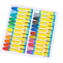 12/18/24/36 Цвета Творческий цветные мелки для мультипликации Non-нетоксичный карандаш масло 7 см/2,8 дюймов> 3 лет палочка для рисования