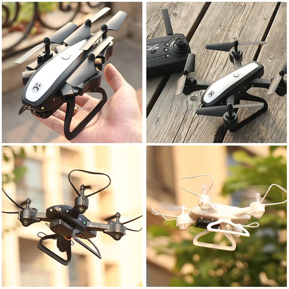 KY909 разборный Дрон с одним ключом взлет и посадка двойная камера 4K HD WiFi FPV 3D флип оптический поток RC Квадрокоптер