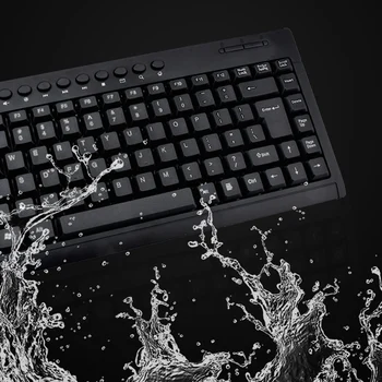 

Ultra Thin Wired Keyboard 95 Keys Mini Multimedia USB Keyboard for Laptop PC HJ55