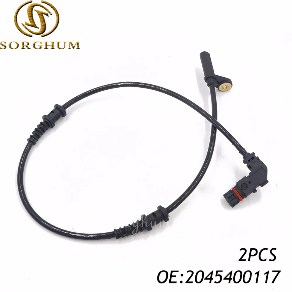 2pcs 2045400117 Front Left / Right Abs Speed Sensor For Mercedesbenz