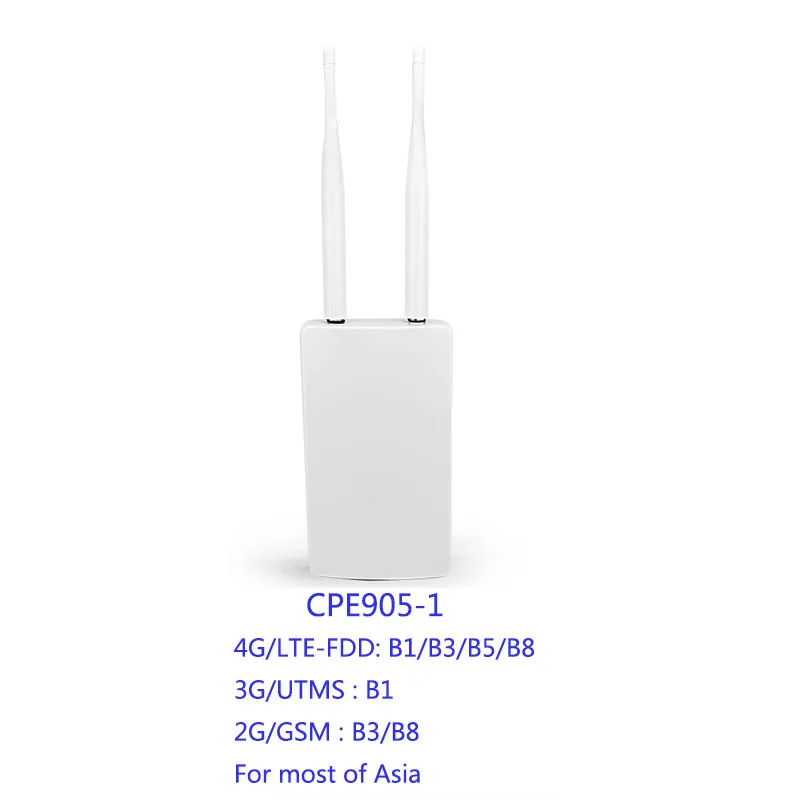 TIANJIE 4G LTE FDD/TDD wifi AP наружный беспроводной роутер Модем LAN/wan порты IP66 водонепроницаемый маршрутизатор с sim-картой слот для IP - Цвет: CPE-905-1
