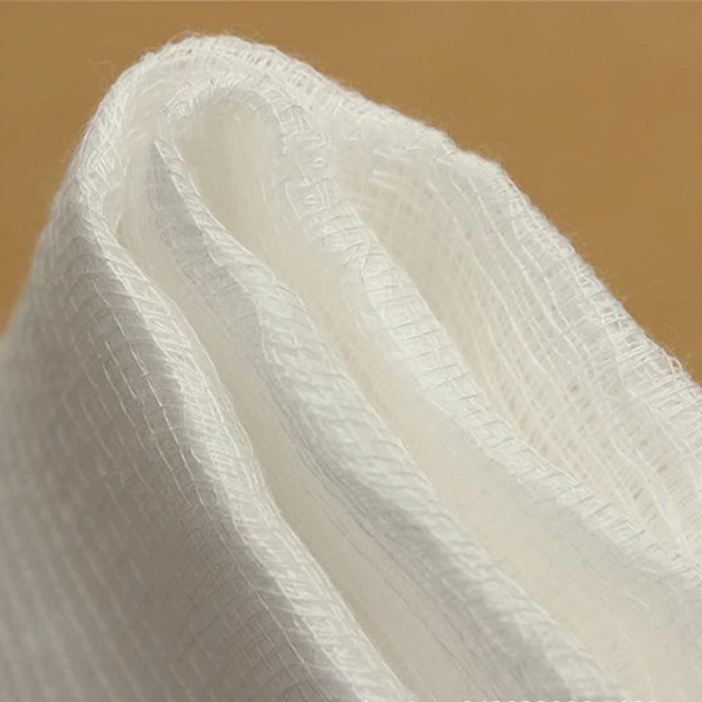 Большая белая хлопковая марля муслиновая ткань для сливочного сыра оберточная