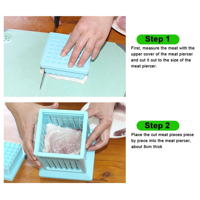 49 Lyukak Barbecue Stringer Box Machine Nyárs Szerszámok Kebab Készítő Marhahús Húshús Tartozékok Zöldségek - Image 5