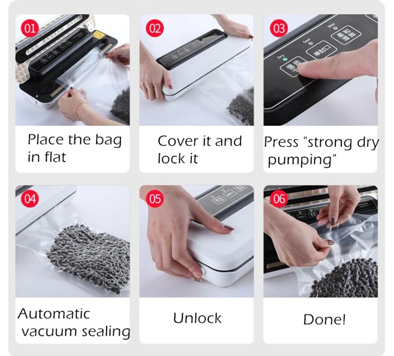 modo seco e molhado para o sous