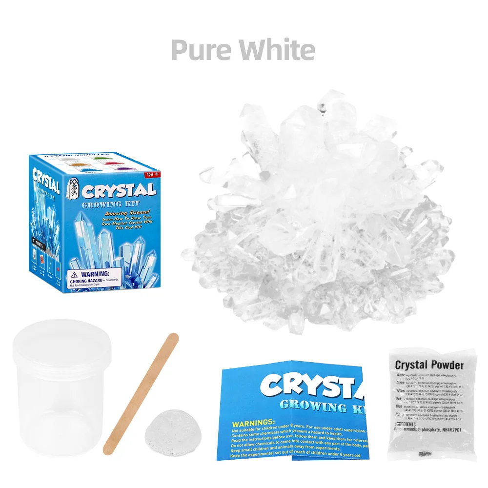 Kids Crystal Growing Kit DIY Science Experiment for Teenagers Boys Toys Magical Funny Crystal Educational Stimulates Interest