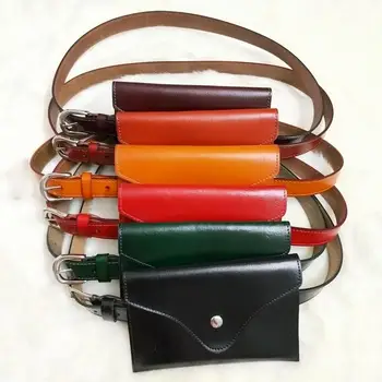 

Vintage Faux Leather Detachable Belt Woman Bag Pouch Phone Cash Card Holder